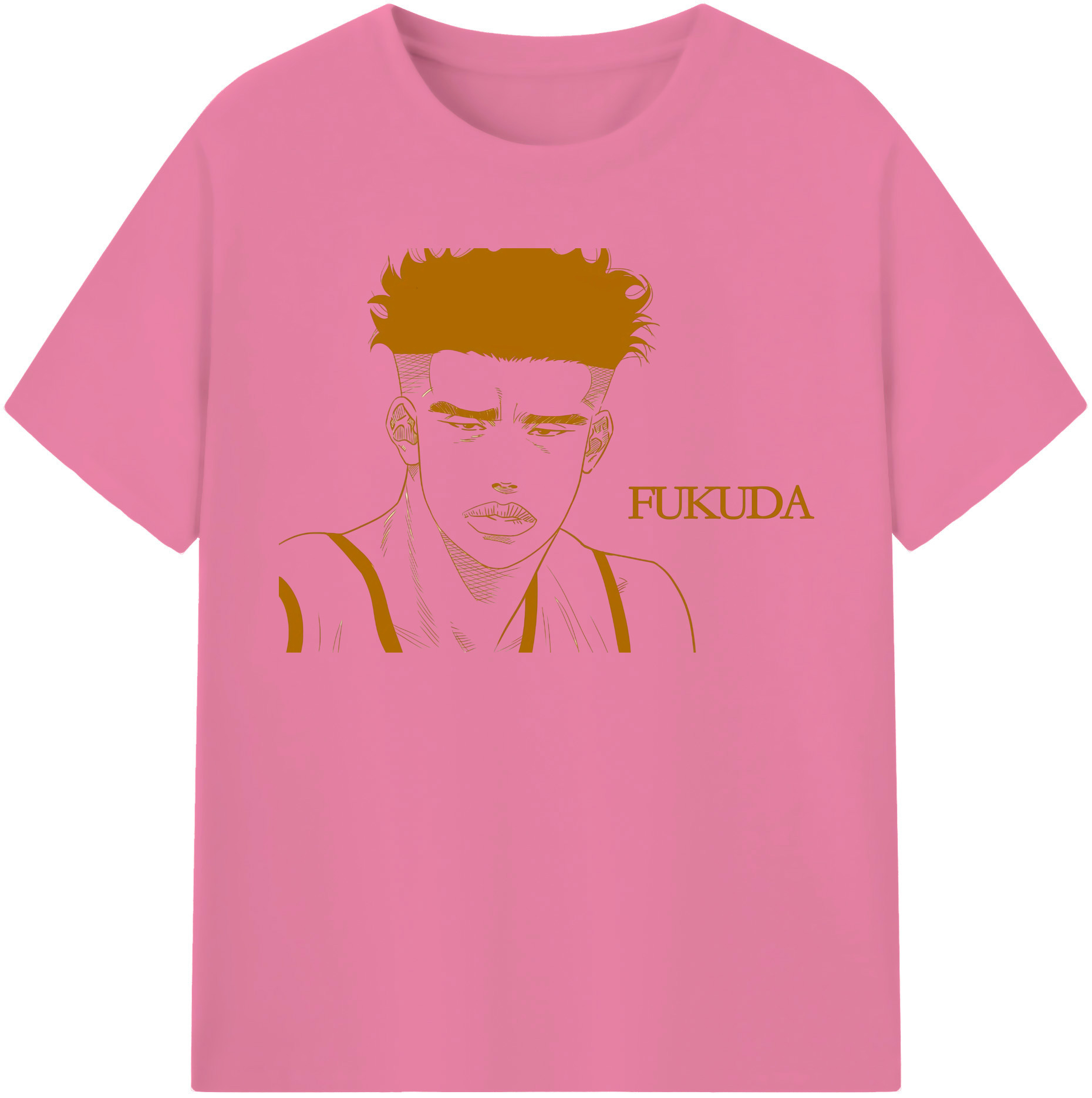 SLAM DUNK／スラムダンク 綿100％半袖Tシャツ（フロントプリント）